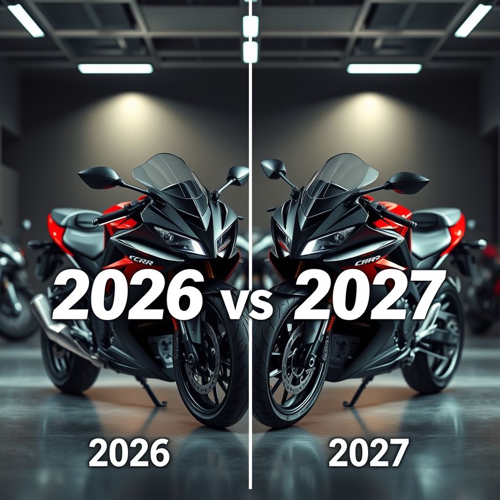 CBR650R ปี 2026 vs 2027: ความแตกต่างที่สำคัญ